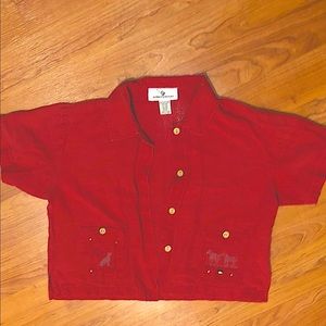 Vintage cat crop top